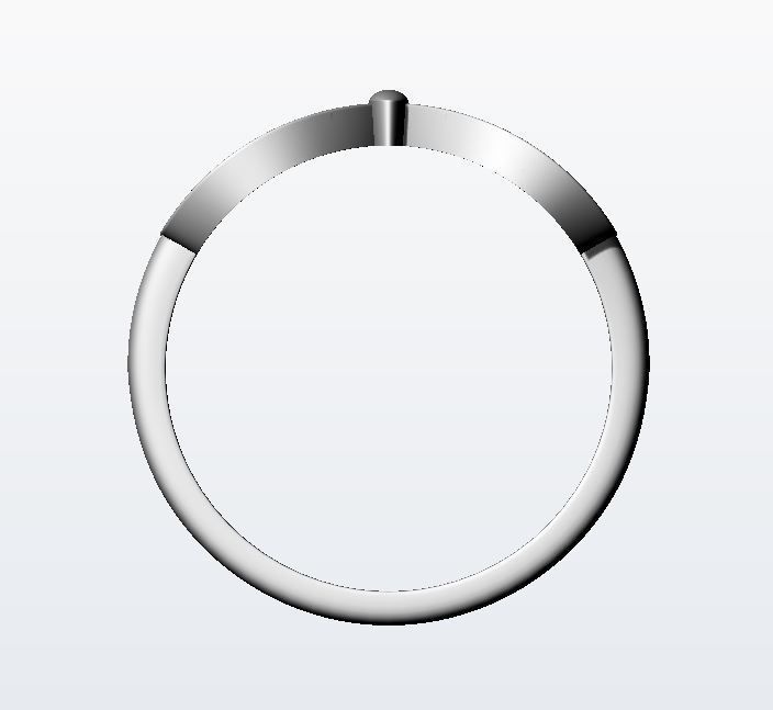 Butterfly ring 3D print model_9