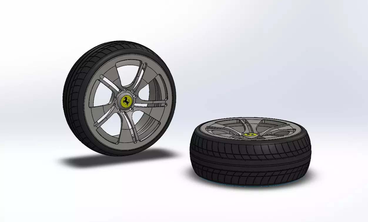 Car Tyre Free 3D model