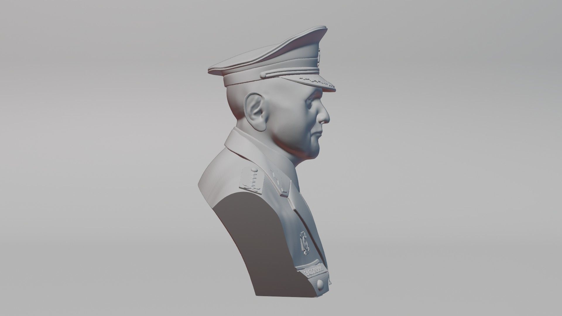 Iron General Valerii Zaluzhnyi bust 3D print model_4