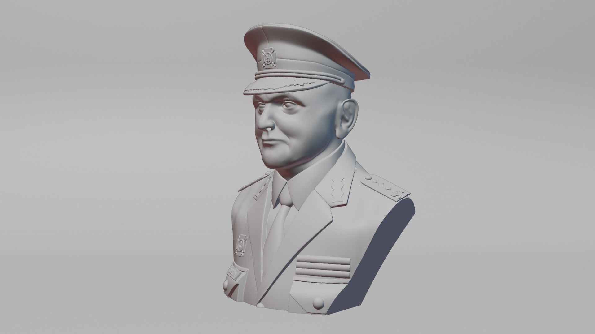 Iron General Valerii Zaluzhnyi bust 3D print model_9