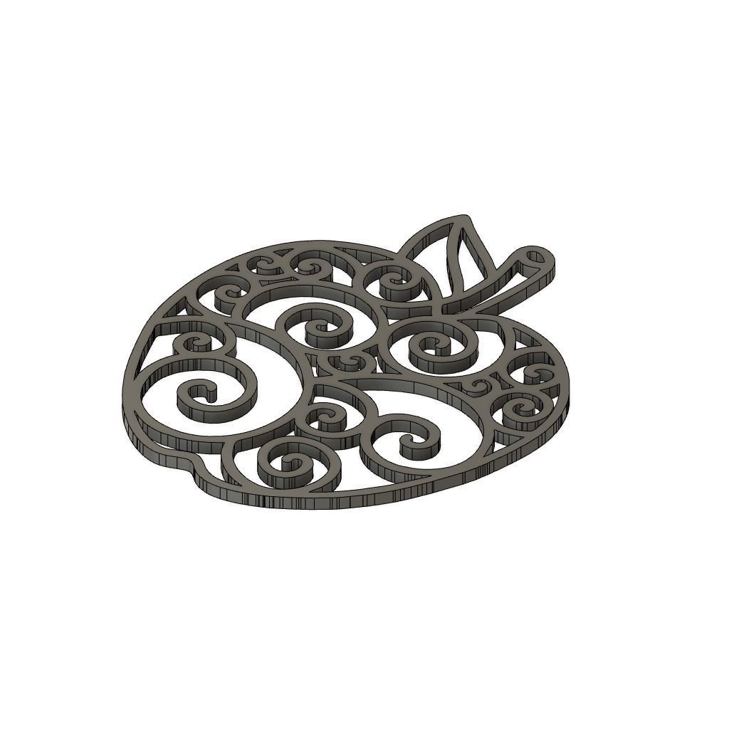 Apple Decor 3D print model_1