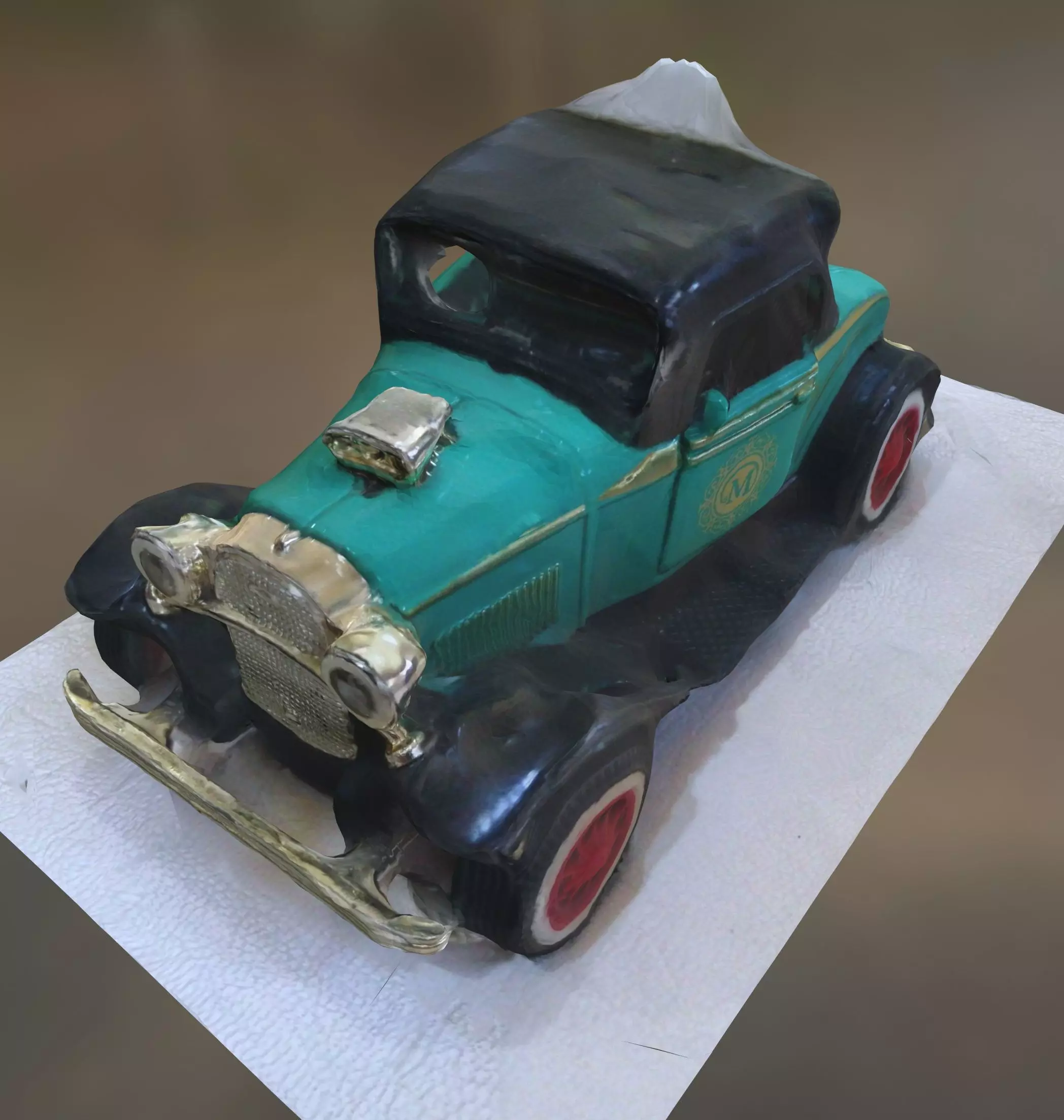 3D scan - Toy antique car Free 3D model