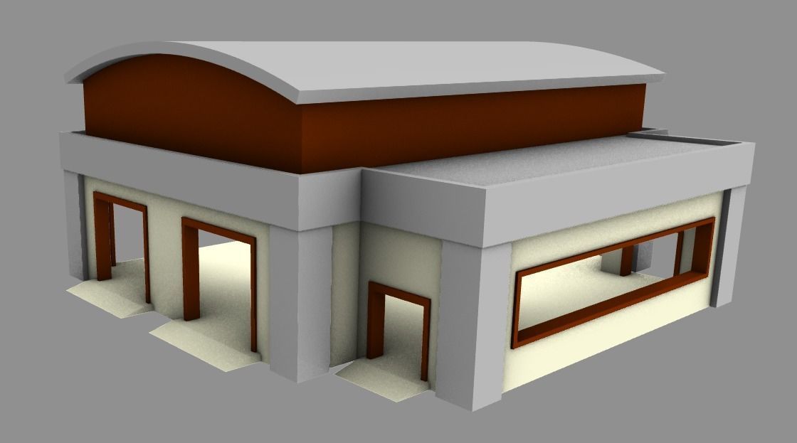 Diorama Garage Diecast Garage 1 64 scale 3D model 3D printable CGTrader