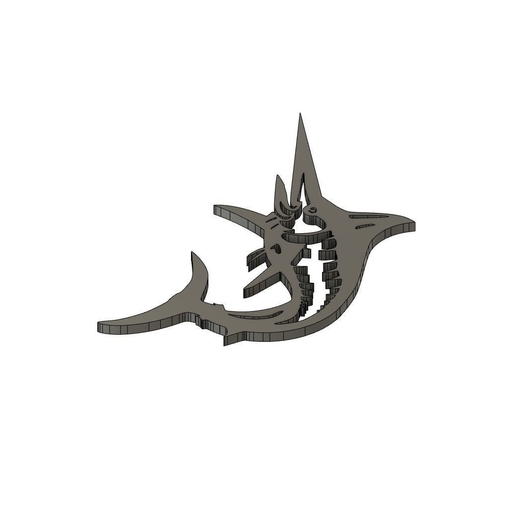 Fish Panel Decor 3D print model_1