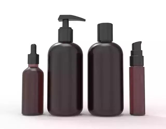 Cosmetic Bottle 3d Model