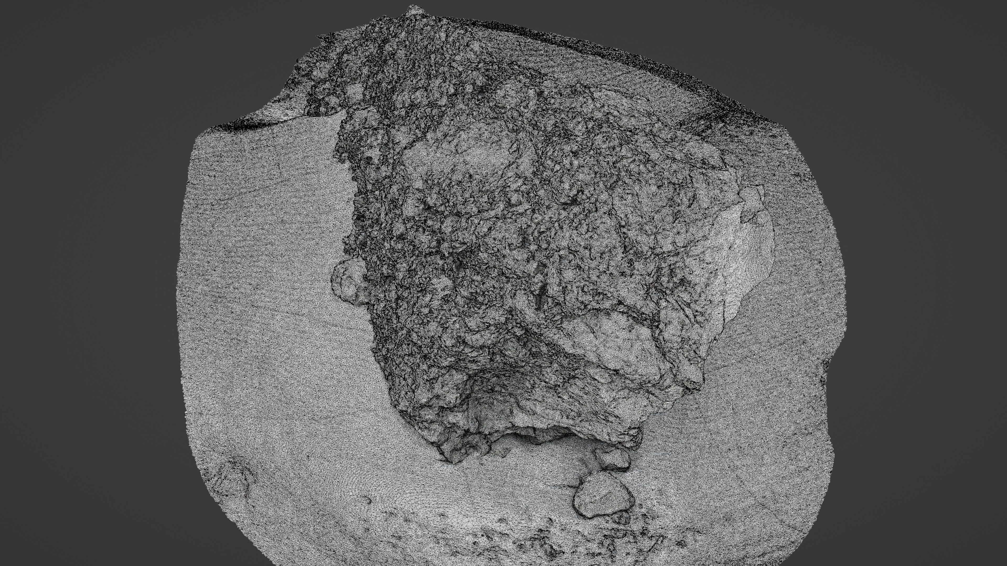 Rock05 rock in sand 3D model_18