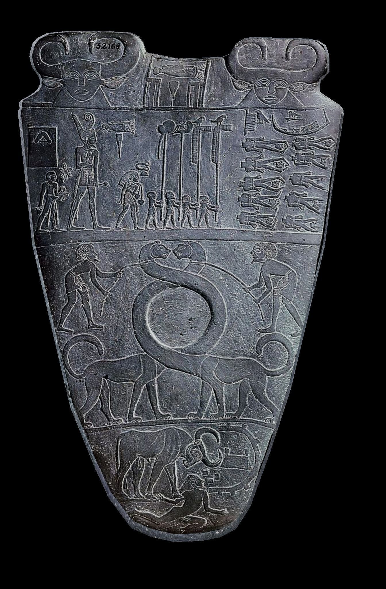 Palette of King Narmer 3D model_2