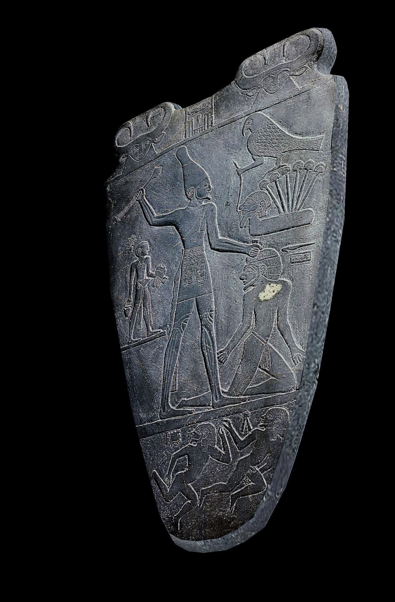 Palette of King Narmer 3D model_1