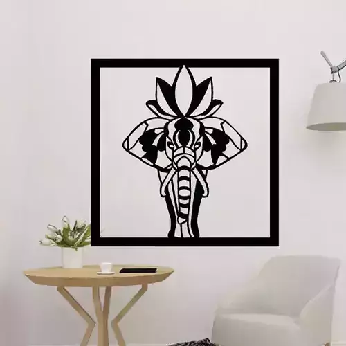 Hindu Elephant Wall Decor