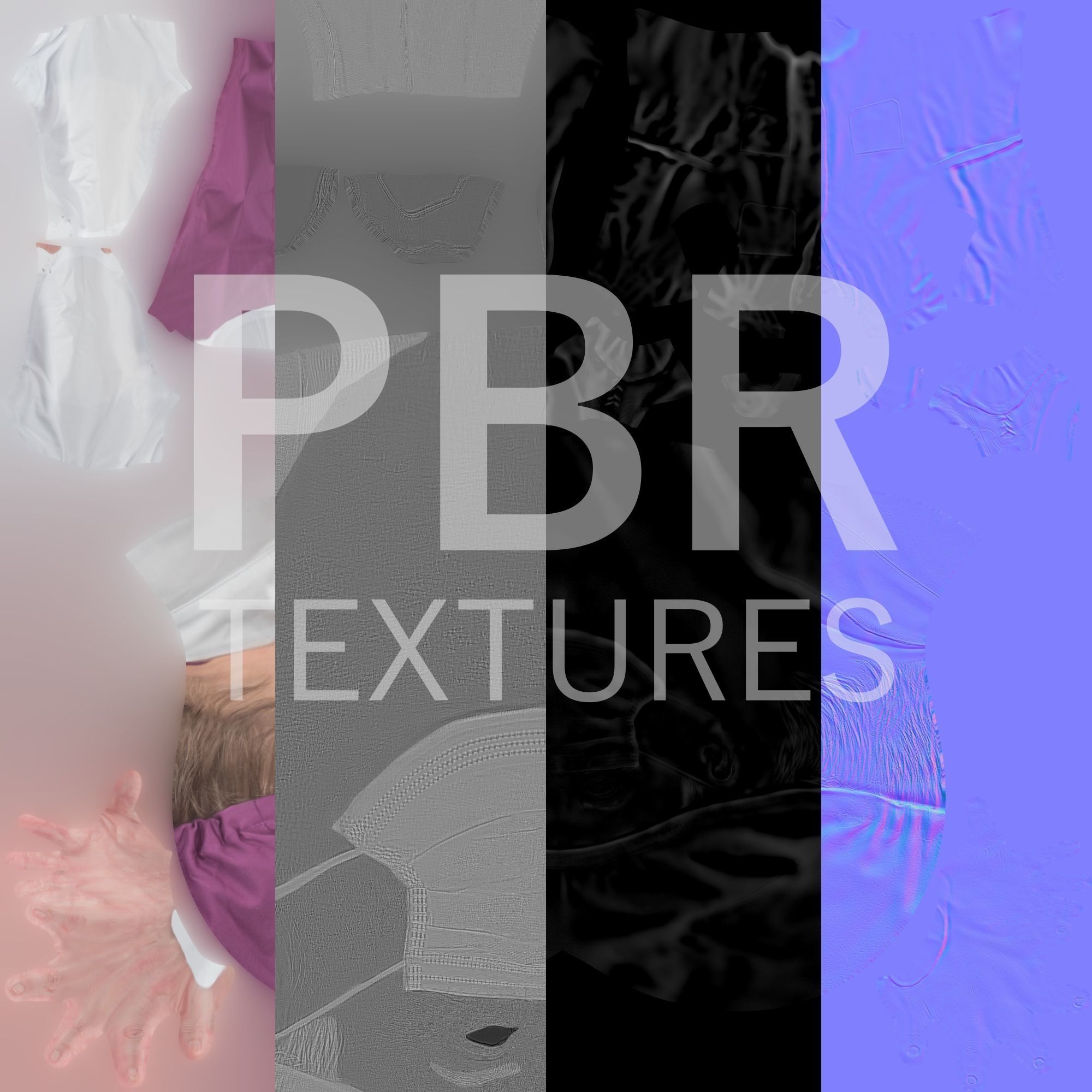 Medical doctor ready for rigging 391 Low-poly 3D model_9