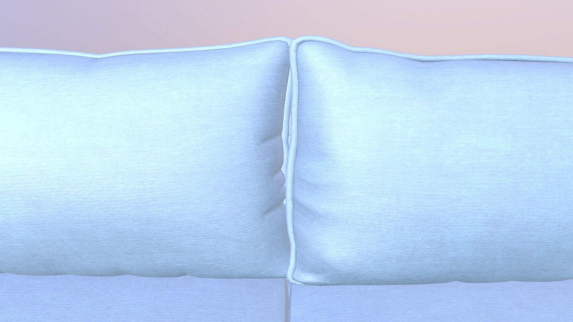 LoveSeat Sofa 3D model_9