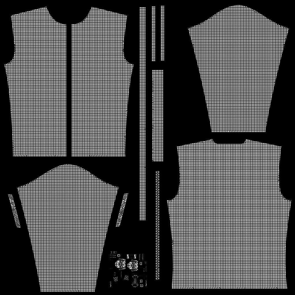 Jacket - base for your design 3D model_13