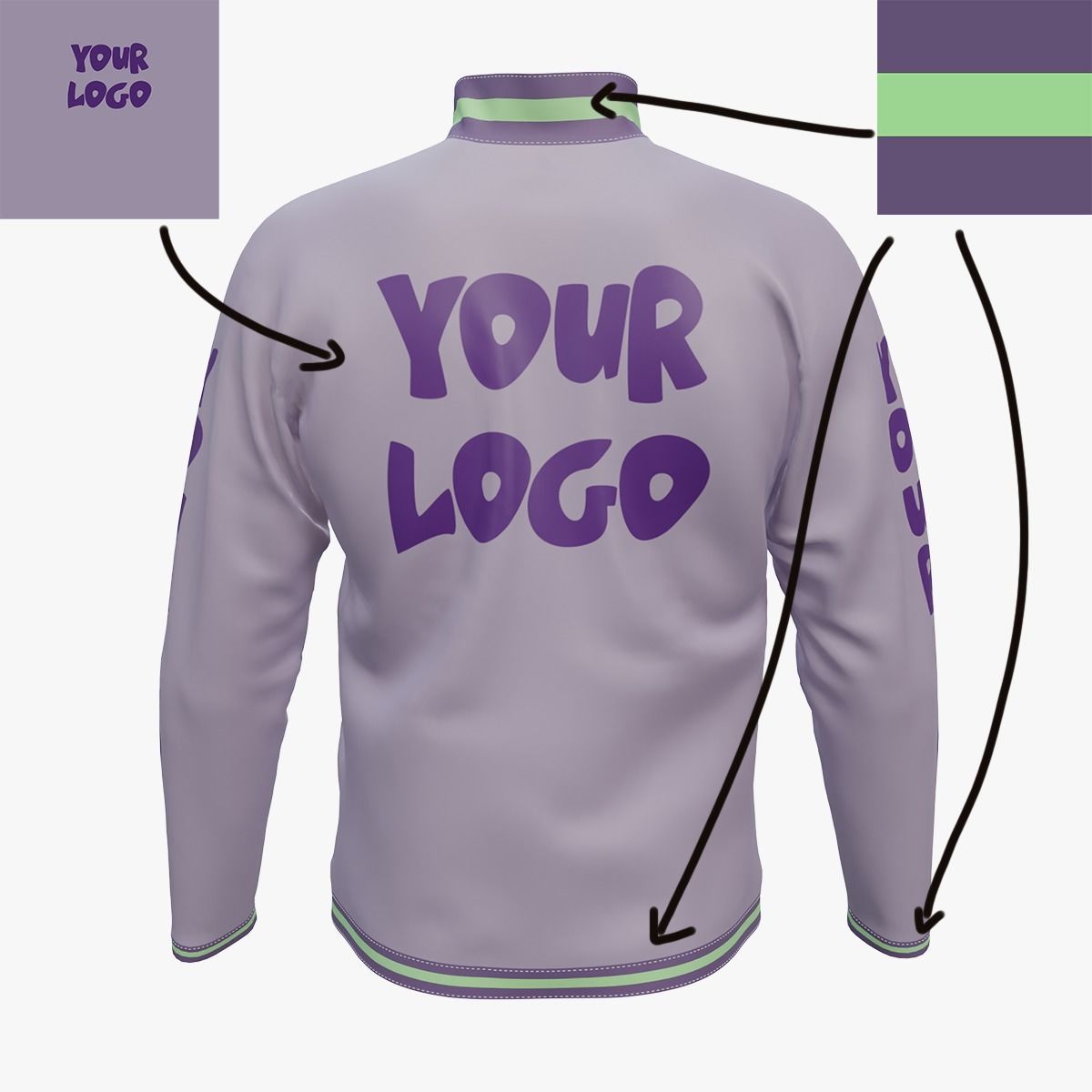 Jacket - base for your design 3D model_5