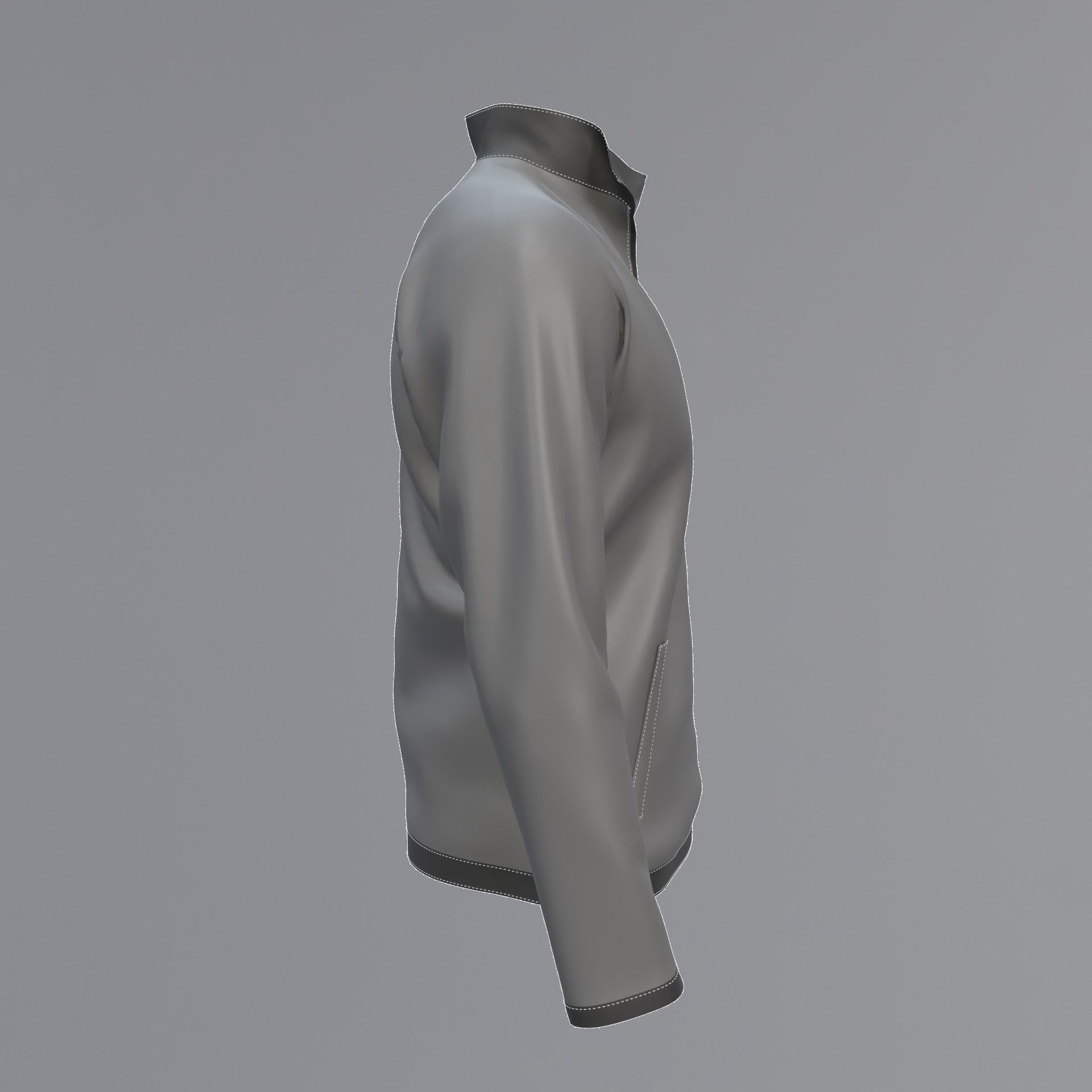 Jacket - base for your design 3D model_3