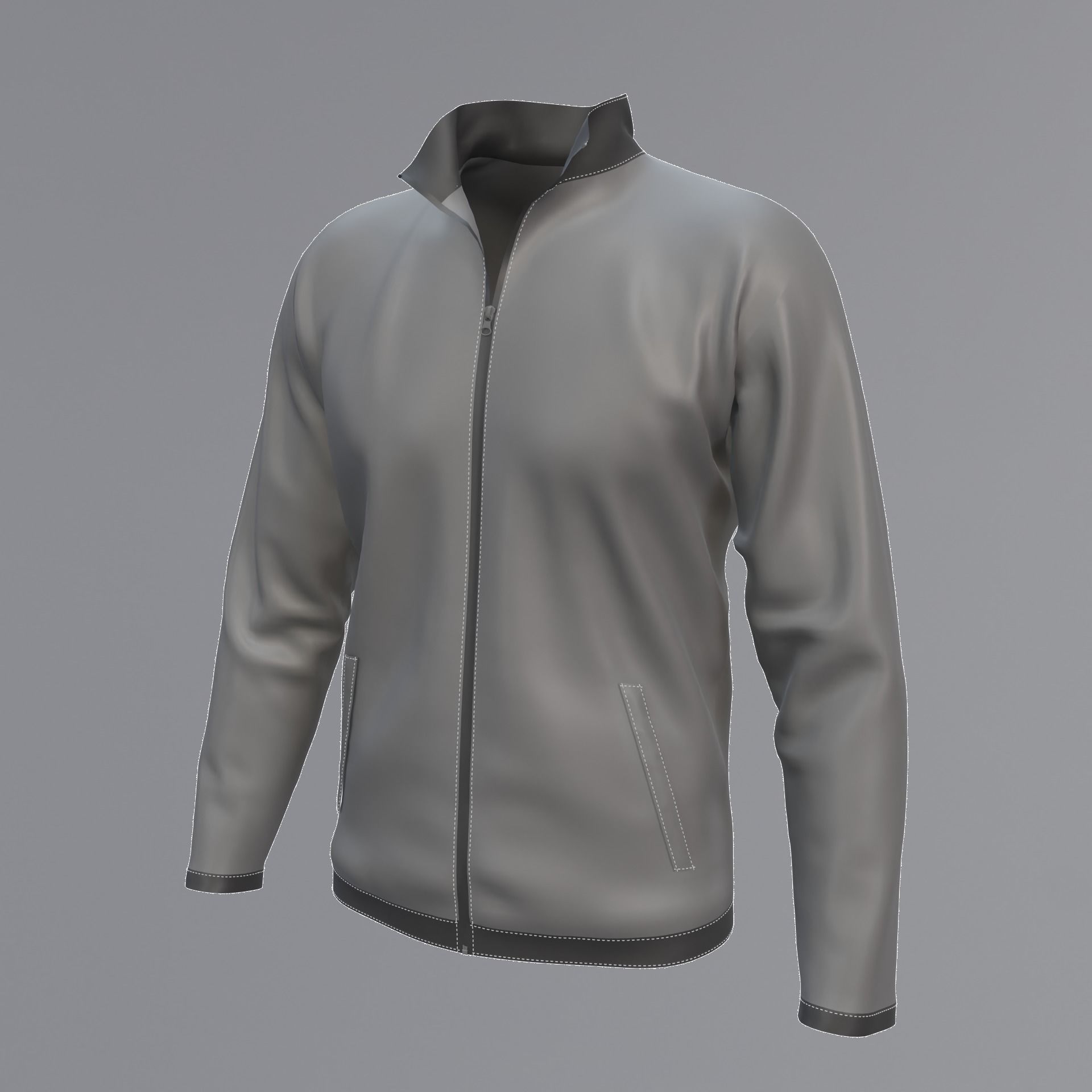 Jacket - base for your design 3D model_4