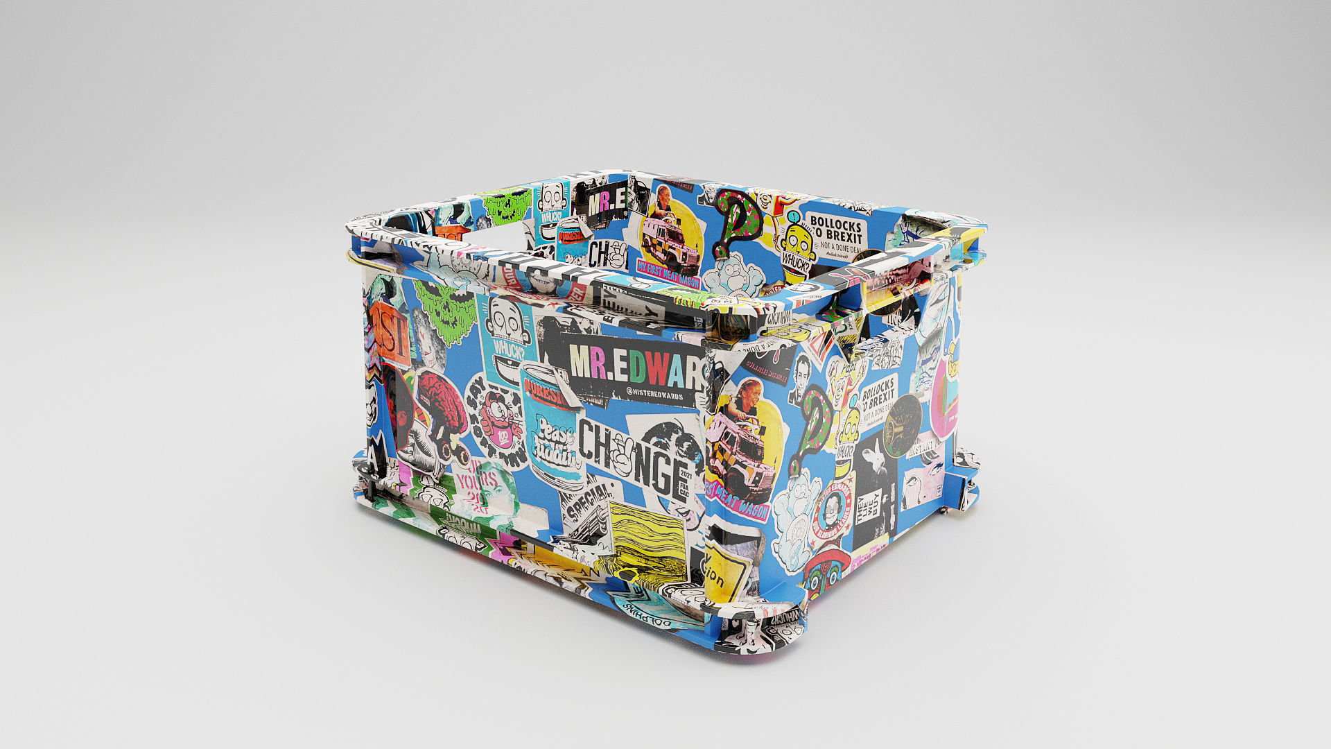 Storage Crates 3D model_3