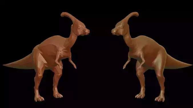 Parasaurus  dinosaur 3D print model