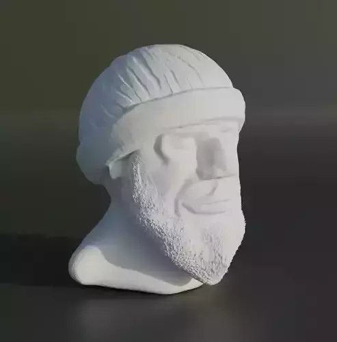 Old Man Figure - Man In Turban - Arabic Man - Muslim Man  3D print model
