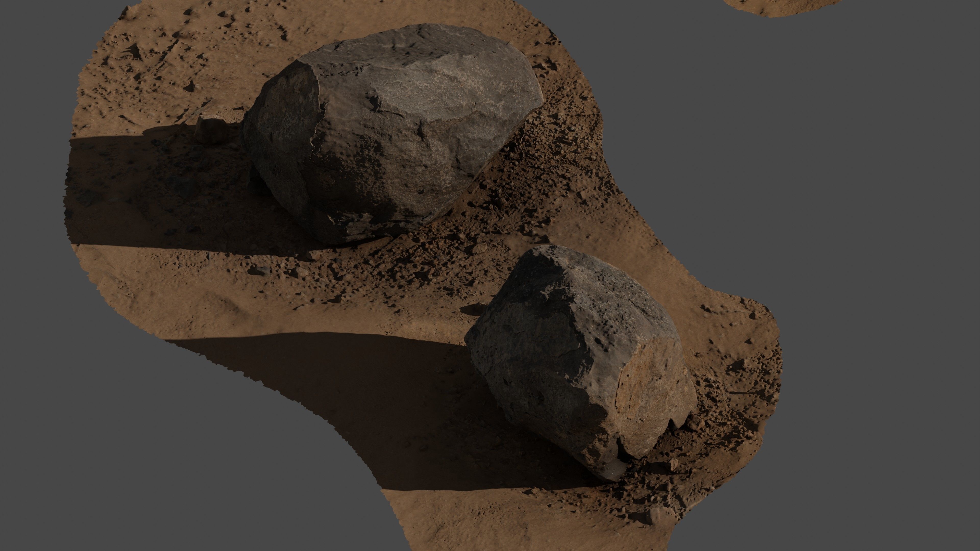Rock07 two rocks 3D model_12