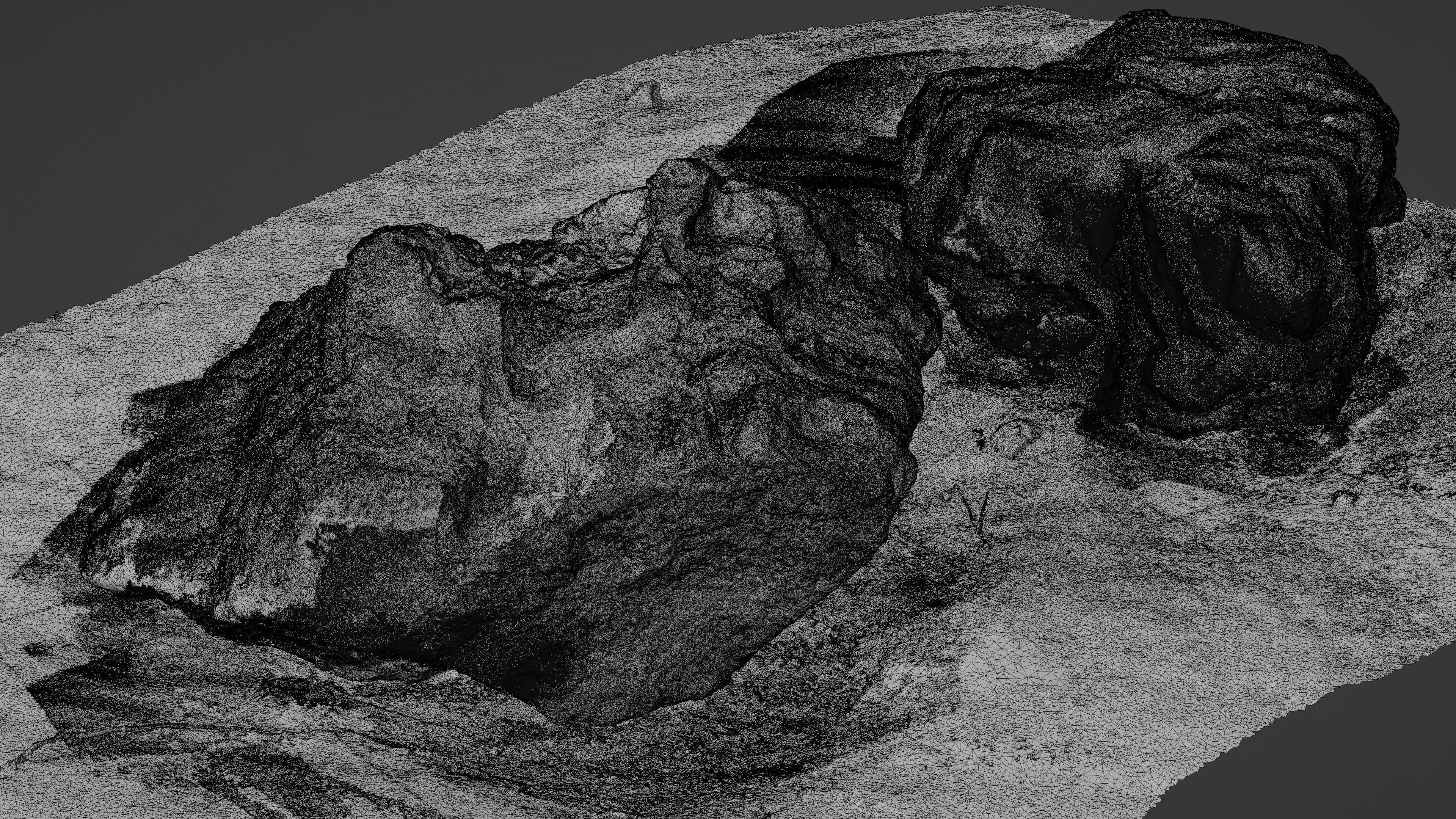 Rock07 two rocks 3D model_32