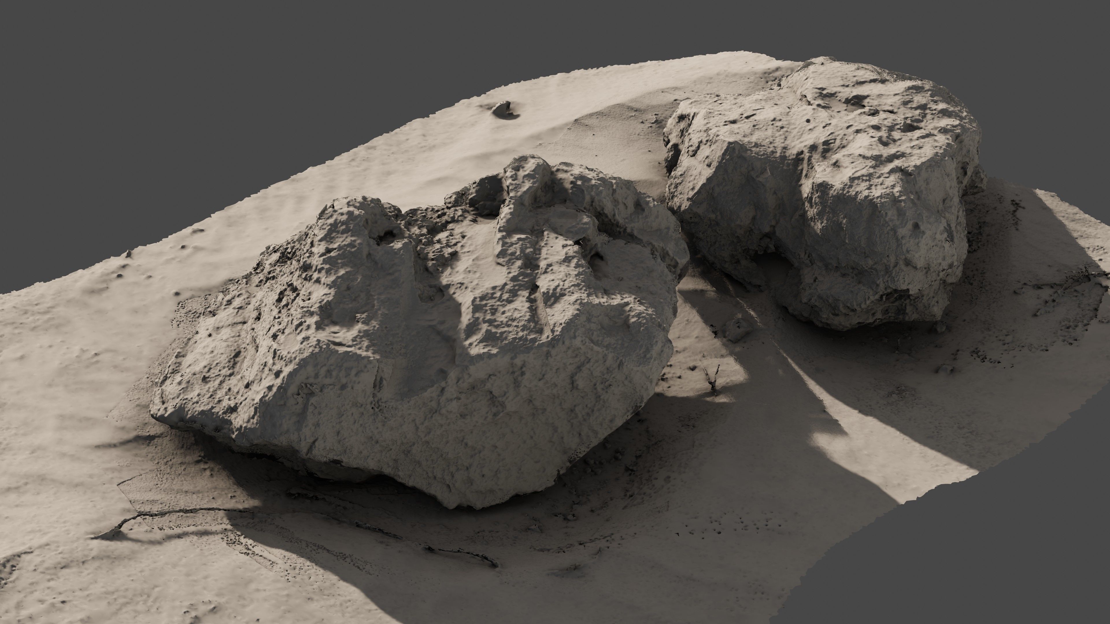 Rock07 two rocks 3D model_3