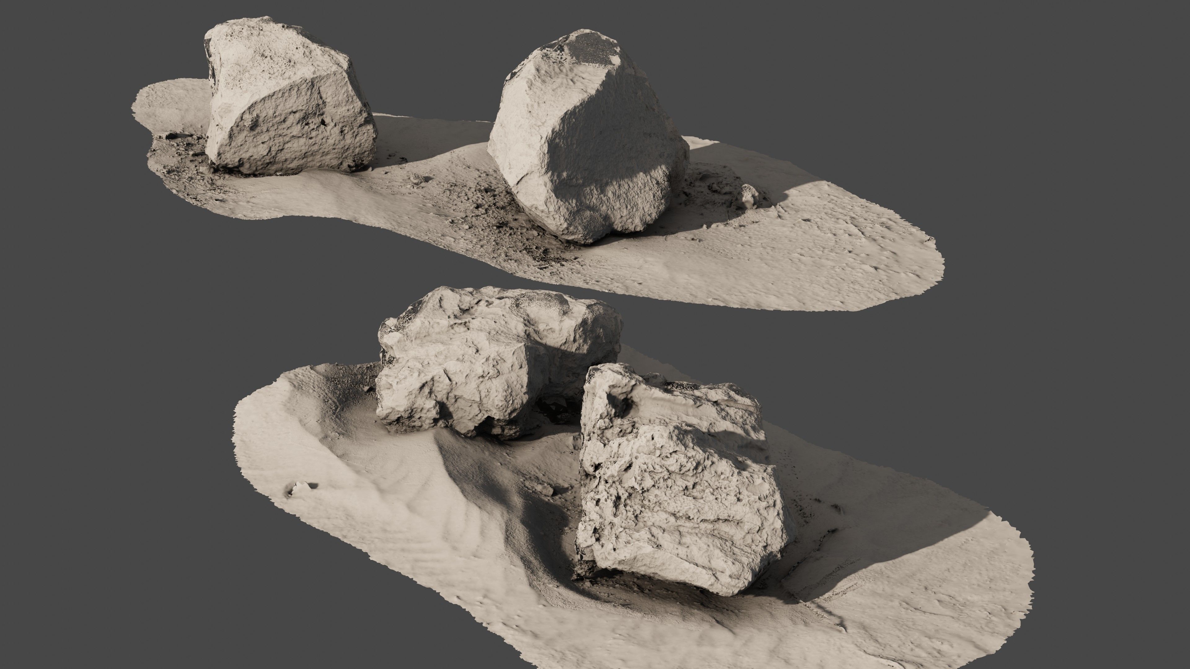 Rock07 two rocks 3D model_13