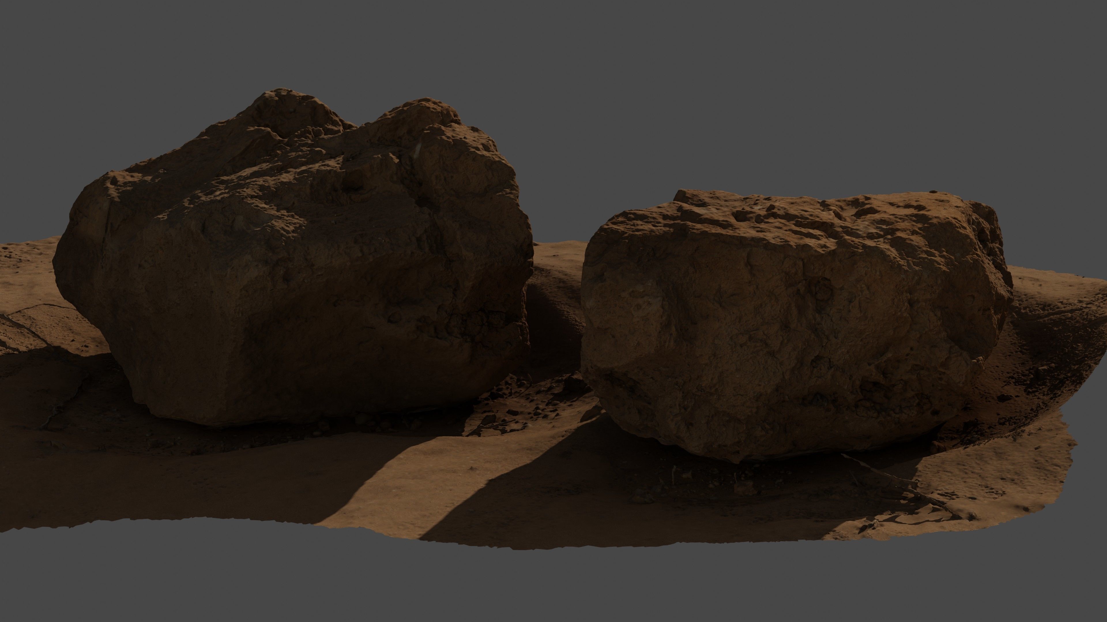Rock07 two rocks 3D model_16