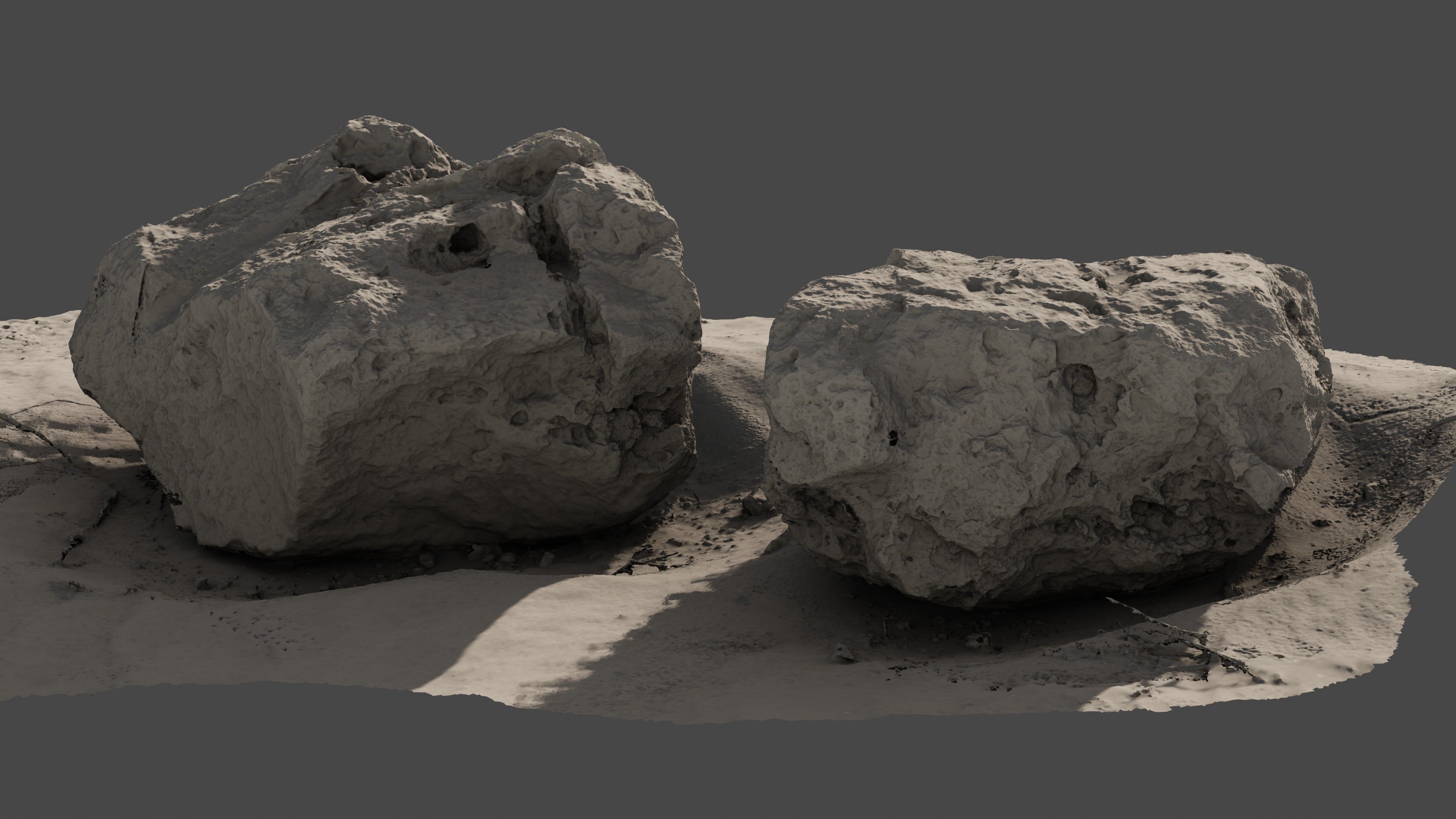 Rock07 two rocks 3D model_15