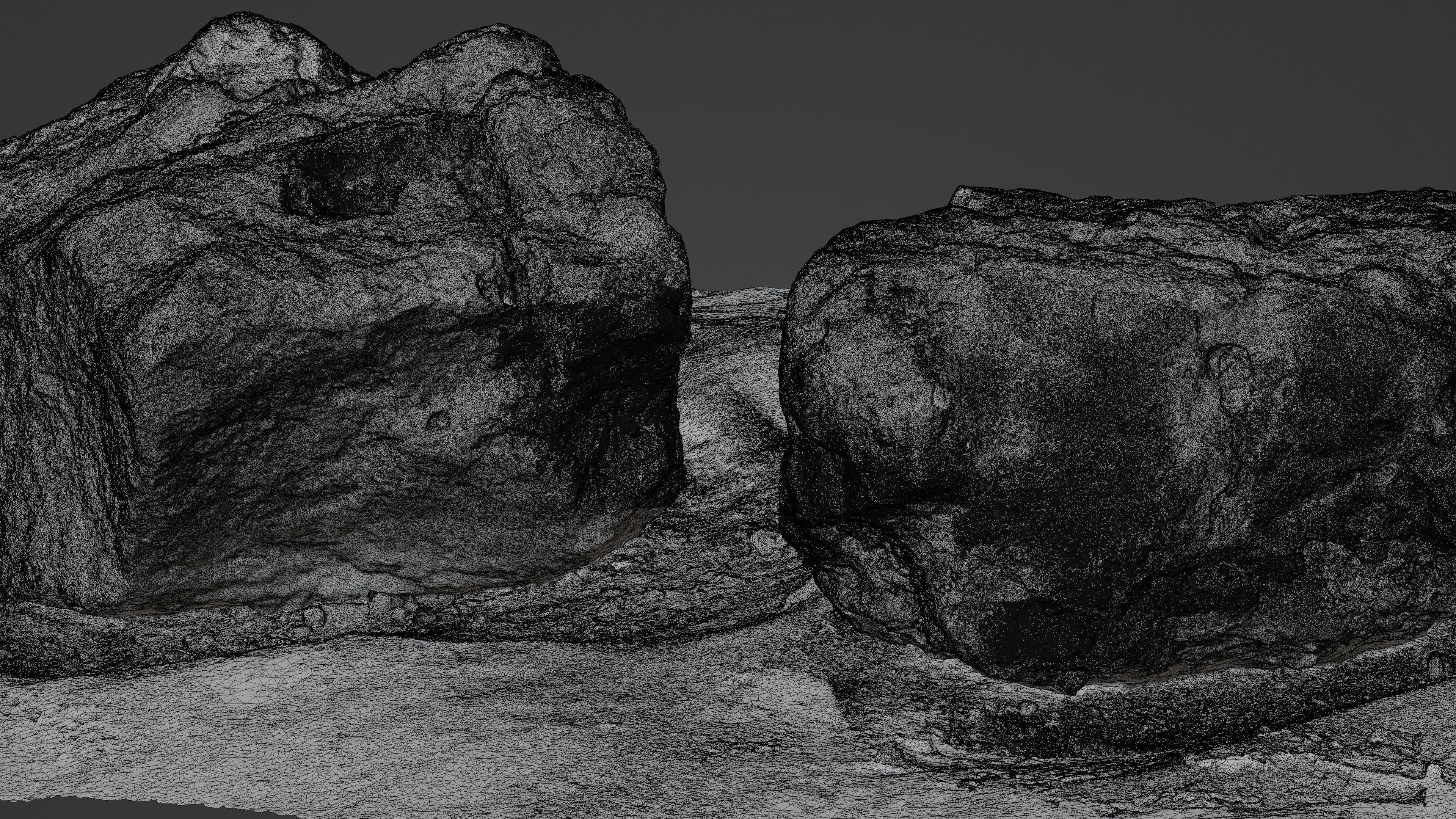 Rock07 two rocks 3D model_34