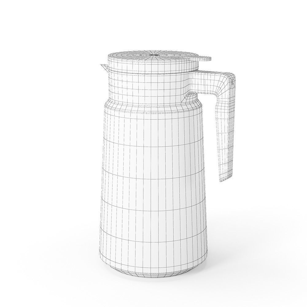 House Doctor Cole Thermos Black 3D model_12