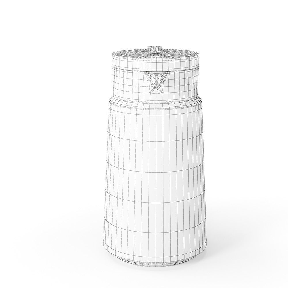House Doctor Cole Thermos Black 3D model_8