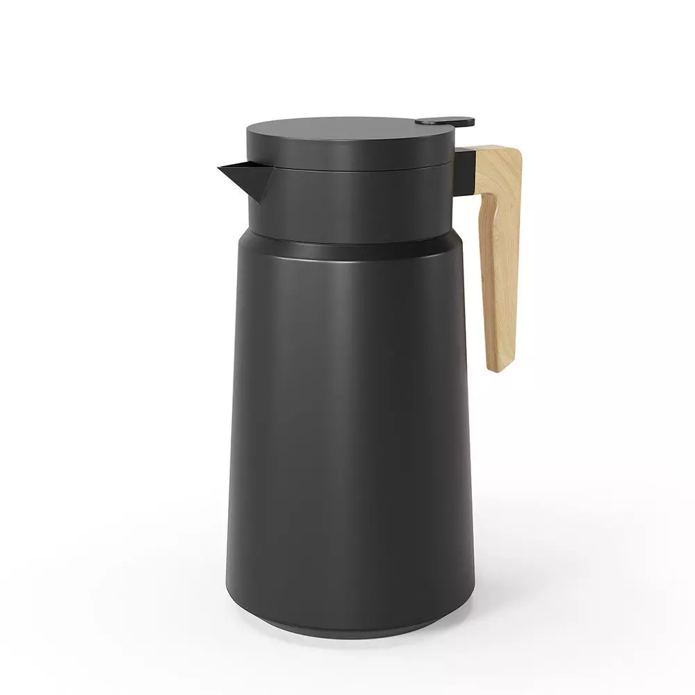 House Doctor Cole Thermos Black 3D model_0