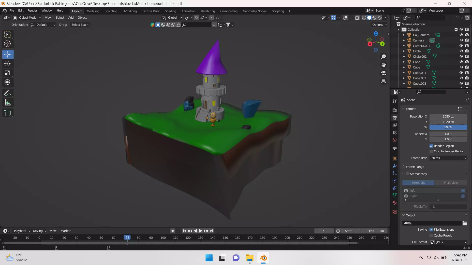  Robot Boy City of Dreams Cartoon Hero 3D model_0