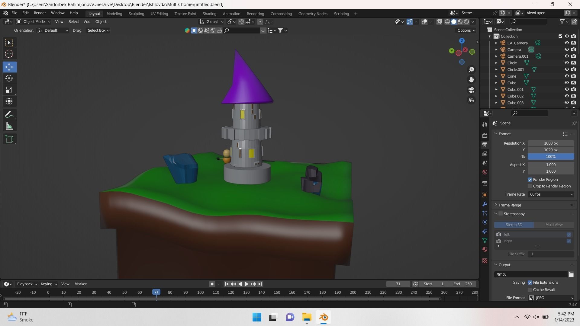  Robot Boy City of Dreams Cartoon Hero 3D model_3