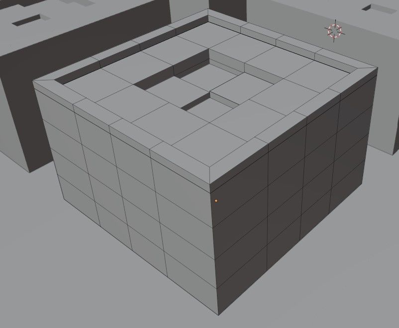 Sushi low poly on tray with chopsticks Low-poly 3D model_4