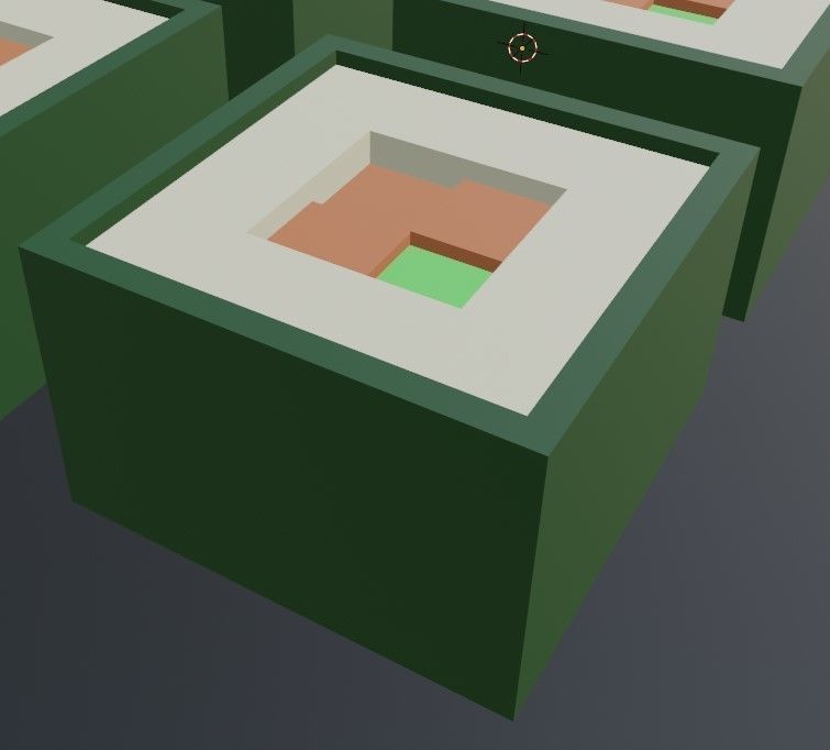 Sushi low poly on tray with chopsticks Low-poly 3D model_5