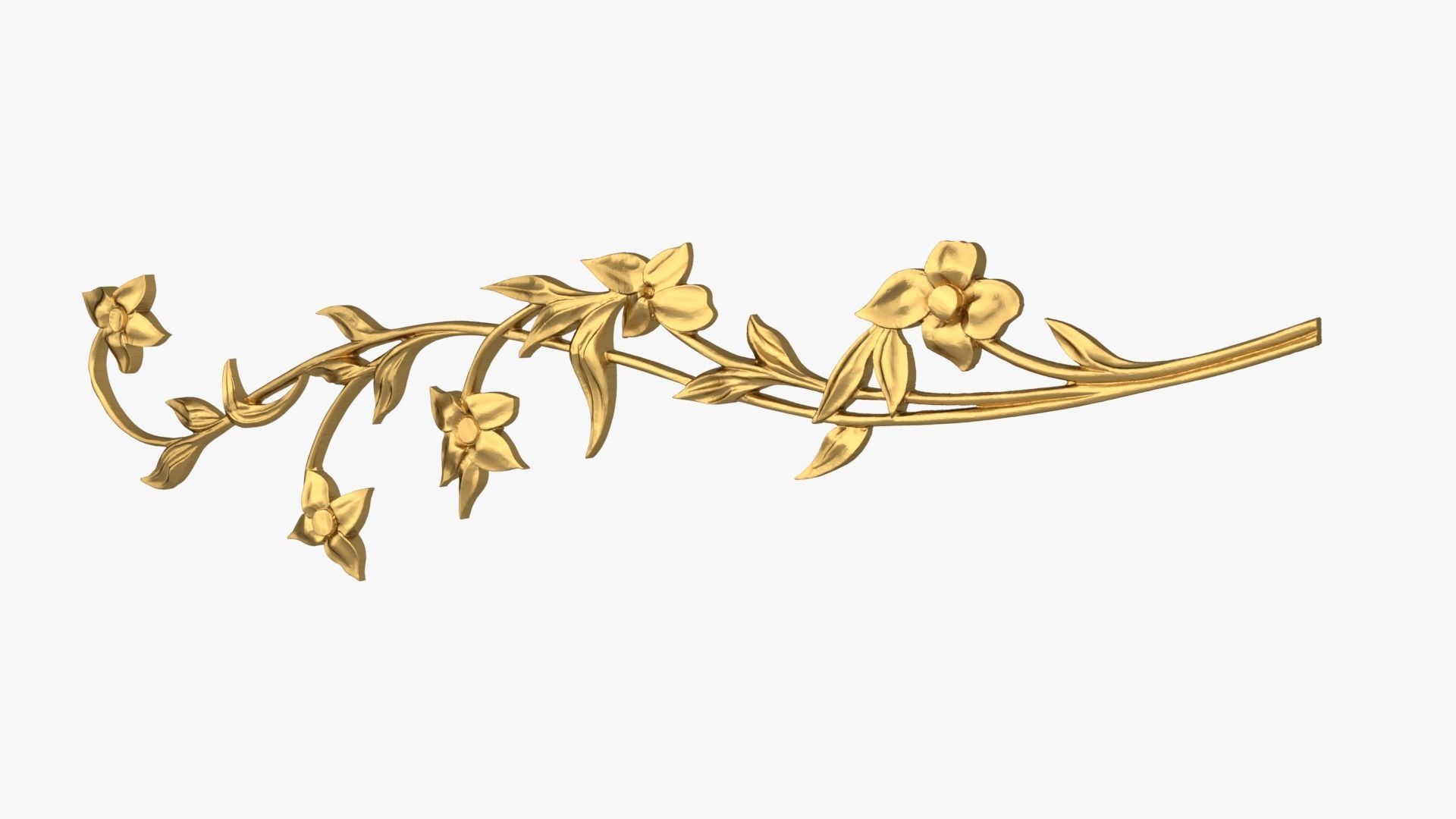 Classic decor ornament 235 3D model_2