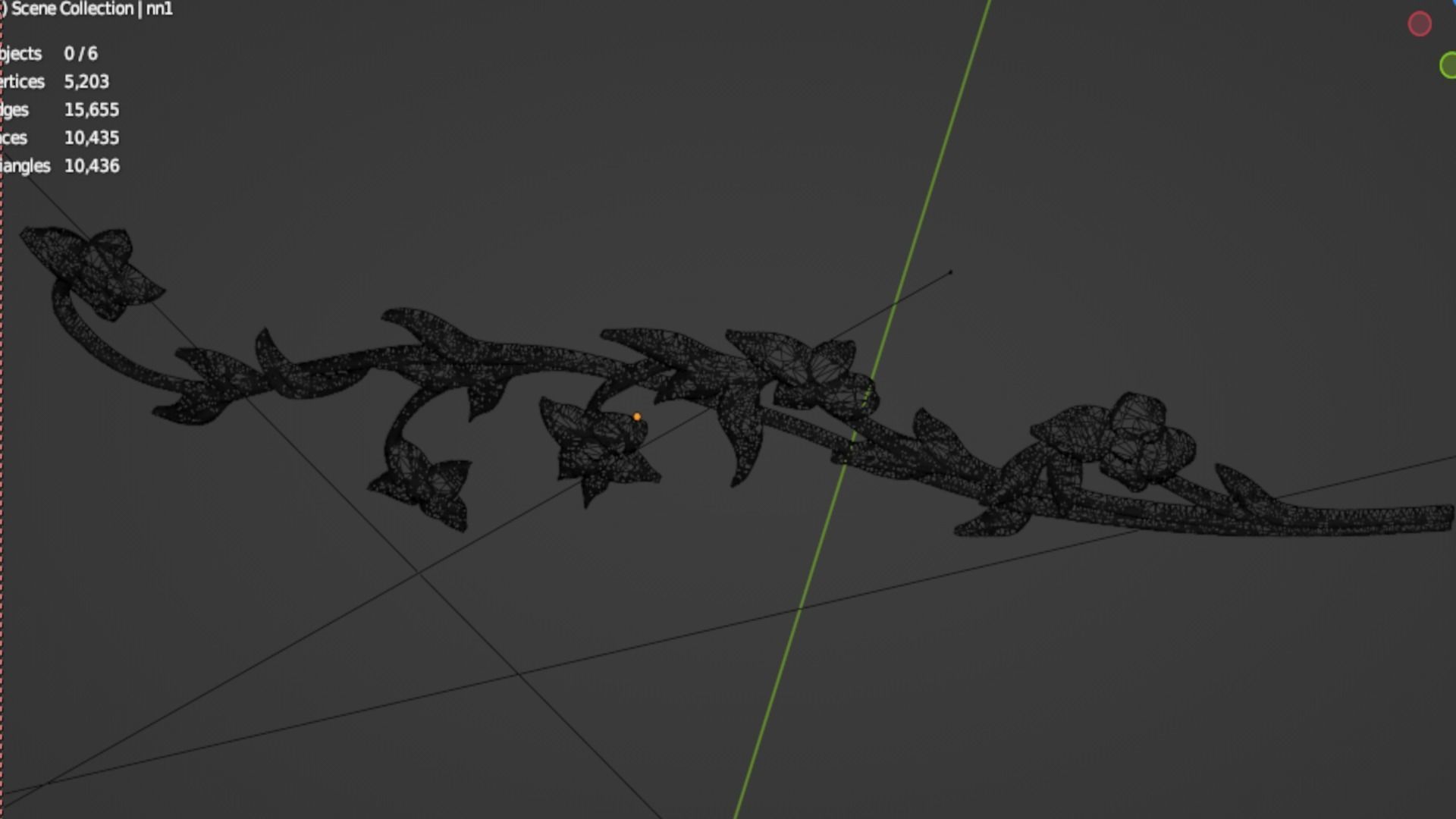 Classic decor ornament 235 3D model_5