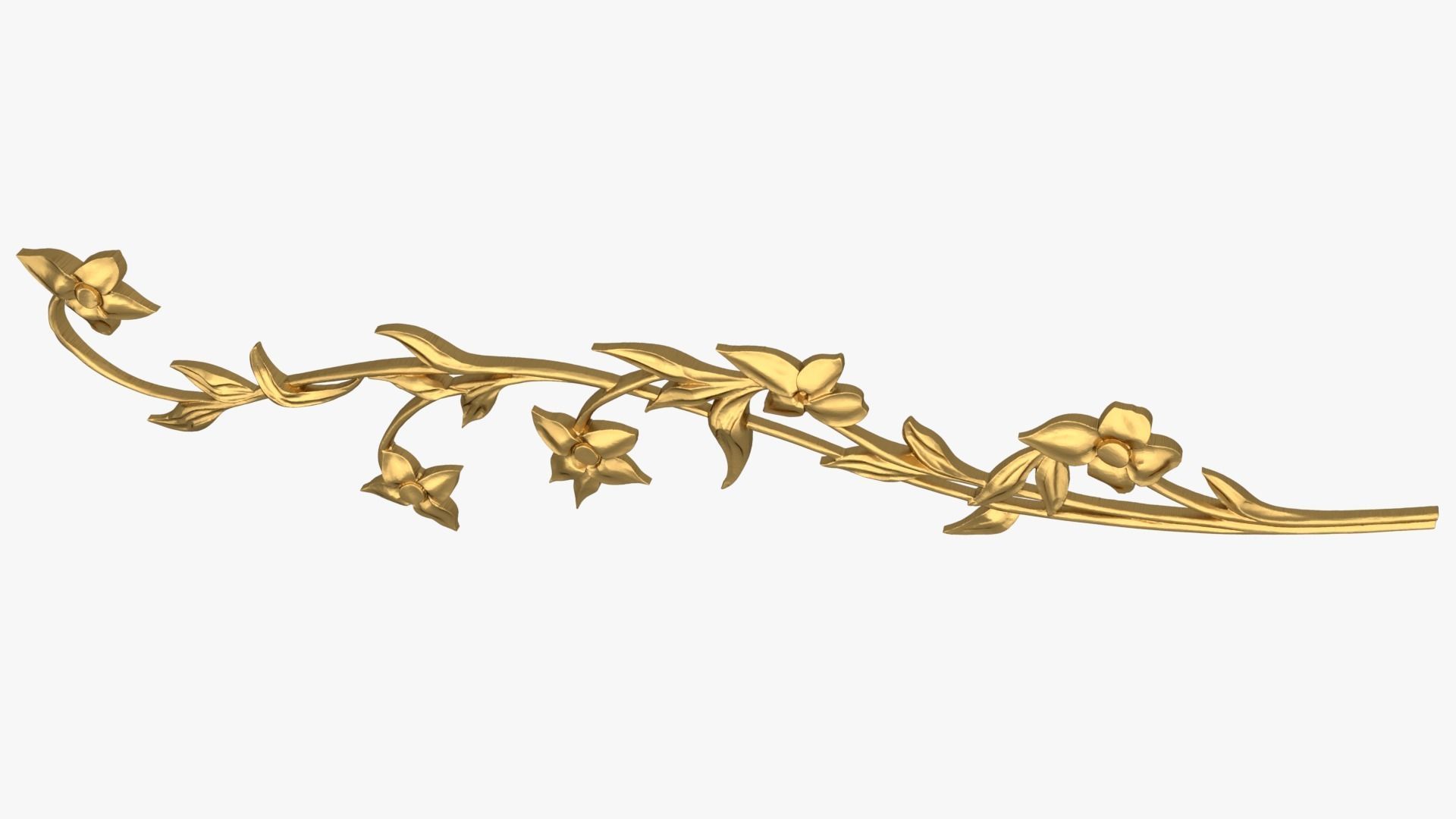 Classic decor ornament 235 3D model_4