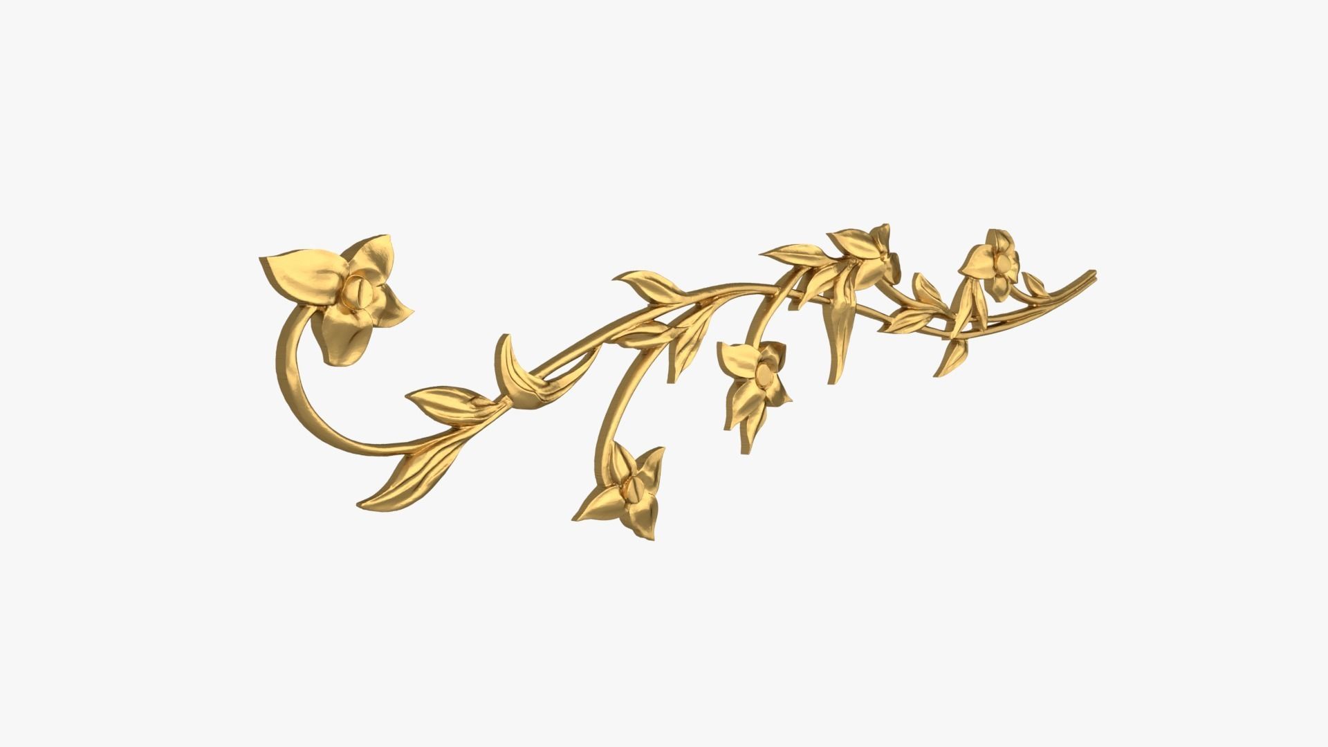 Classic decor ornament 235 3D model_1