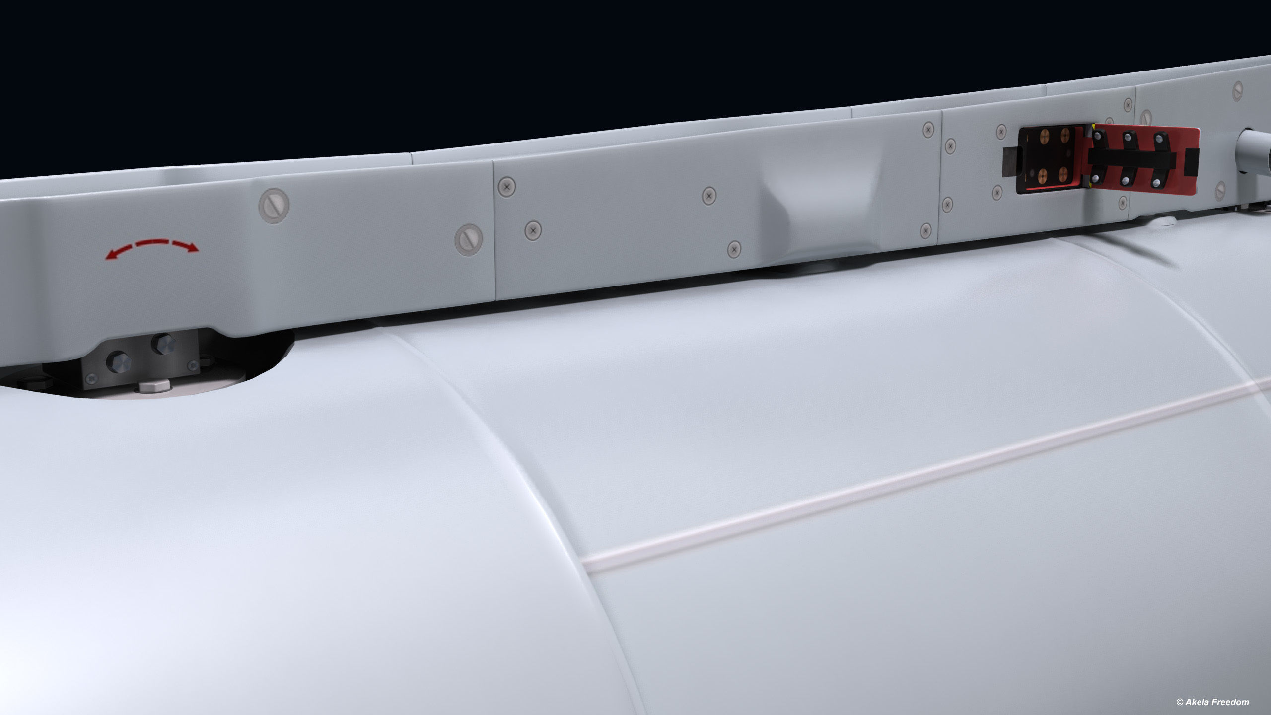 Fuel Tanks RPL-541-542 with Pylone for Mirage-2000 3D model_7