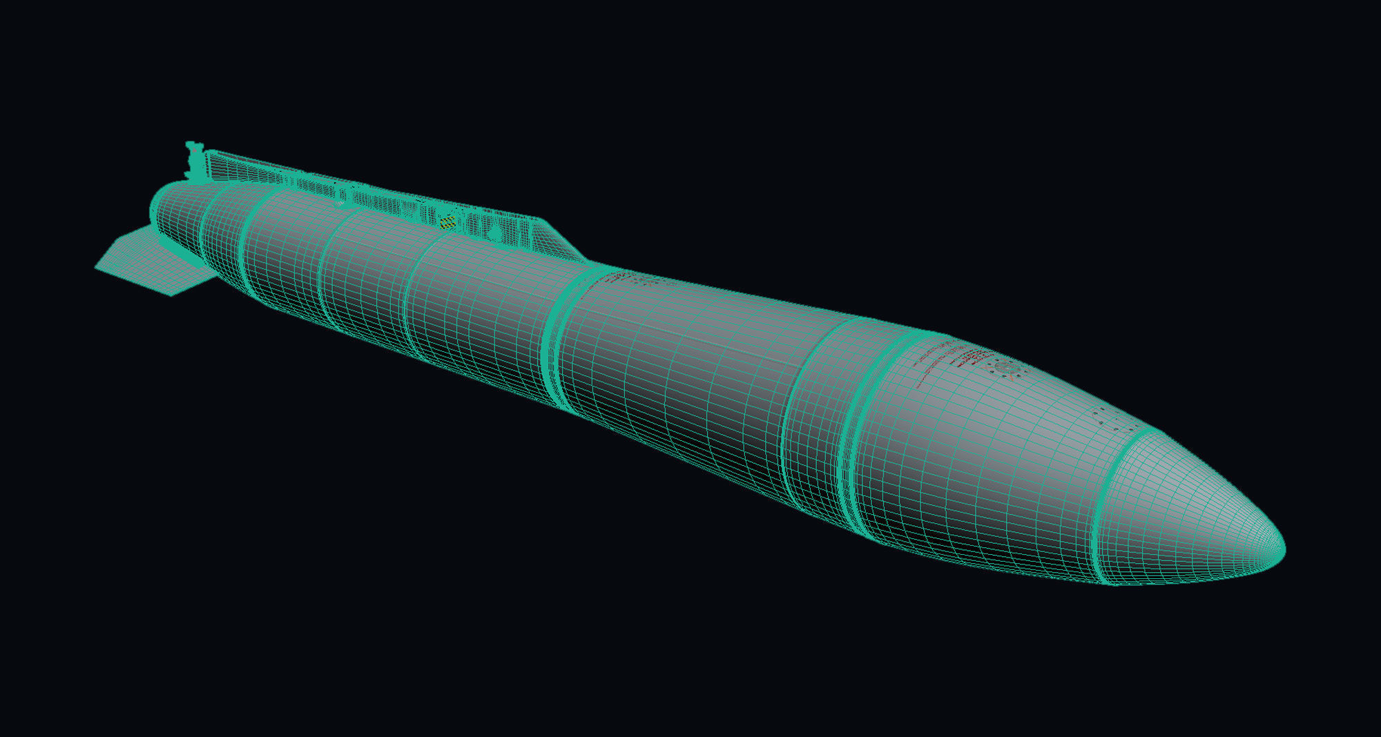Fuel Tanks RPL-541-542 with Pylone for Mirage-2000 3D model_10
