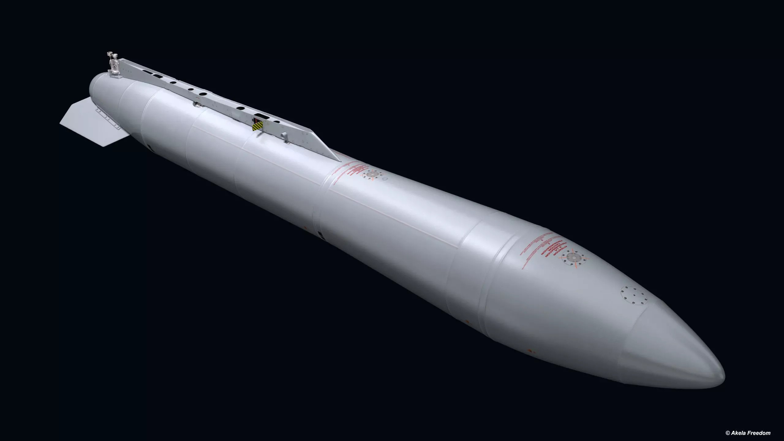 Fuel Tanks RPL-541-542 with Pylone for Mirage-2000 3D model_0