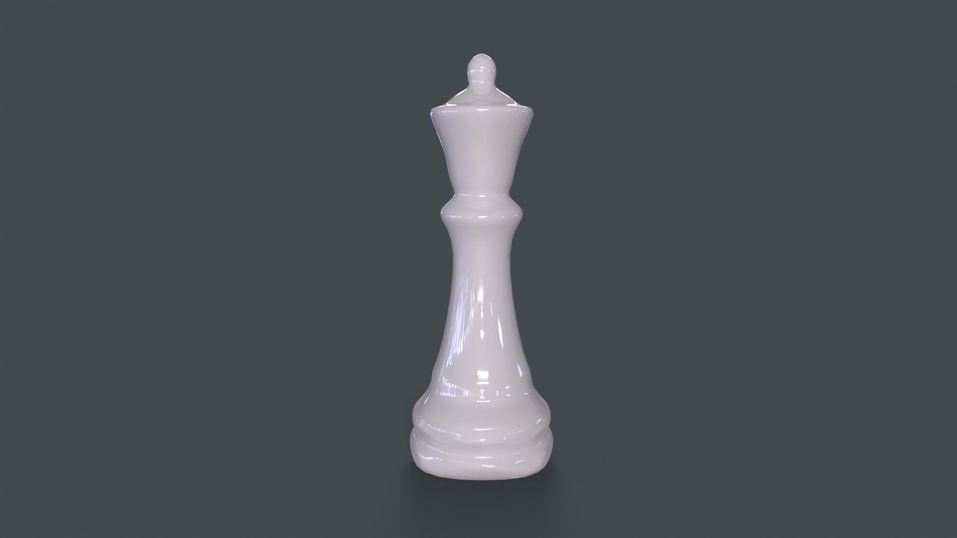 Chess Queen Free low-poly 3D model_1