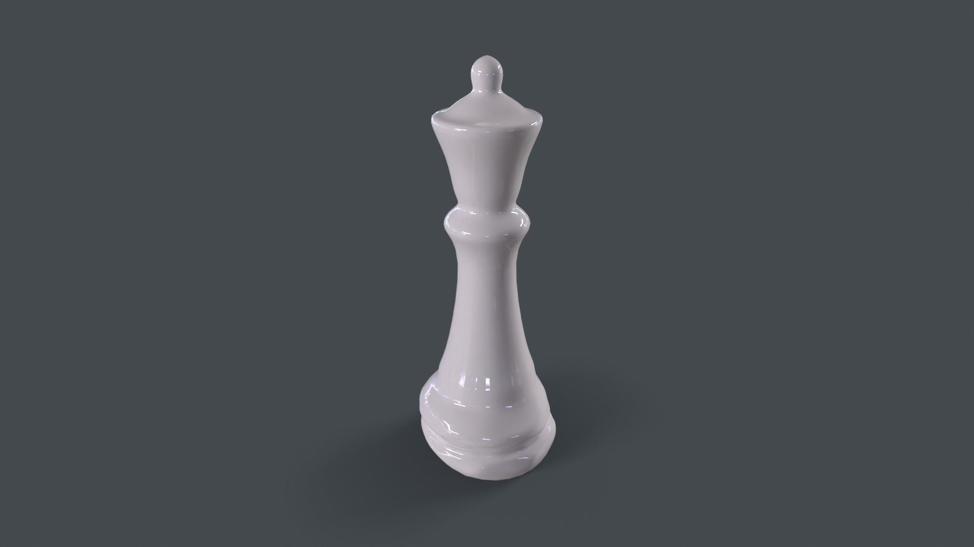Chess Queen Free low-poly 3D model_2