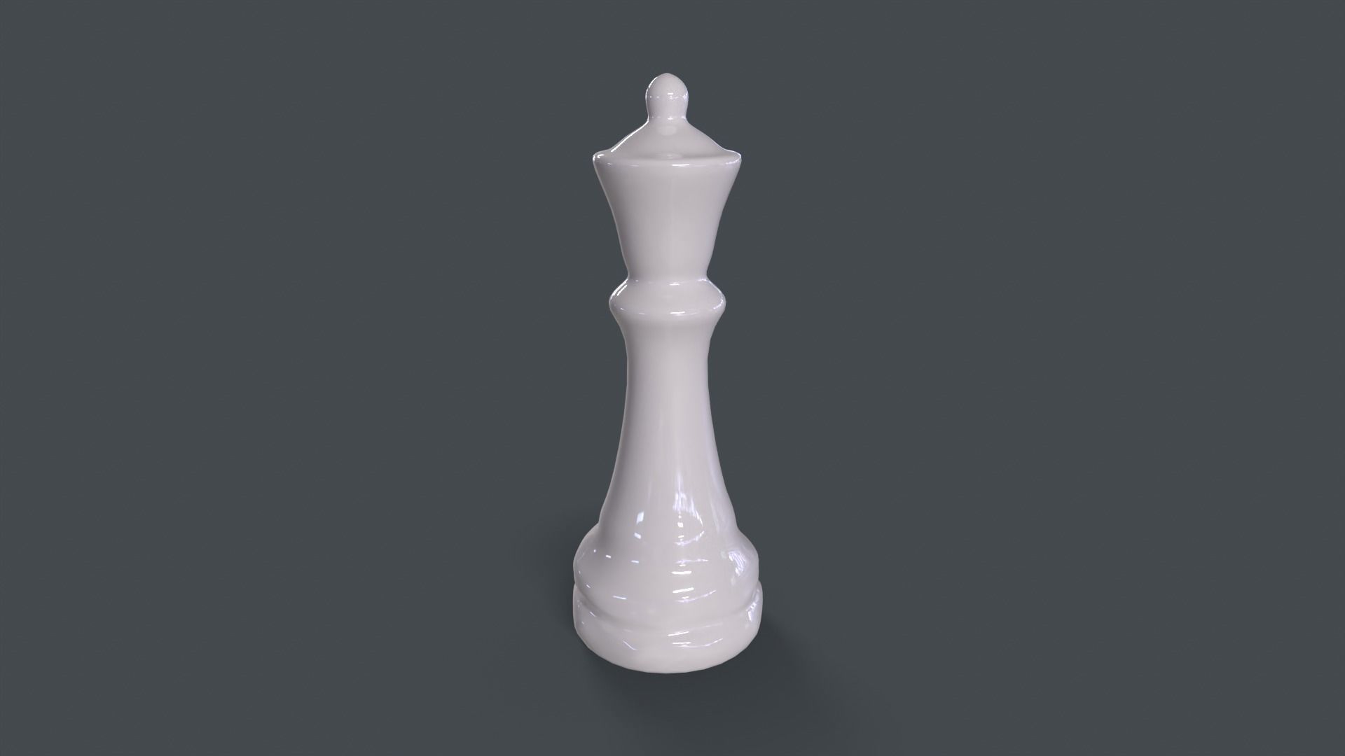 Chess Queen Free low-poly 3D model_3