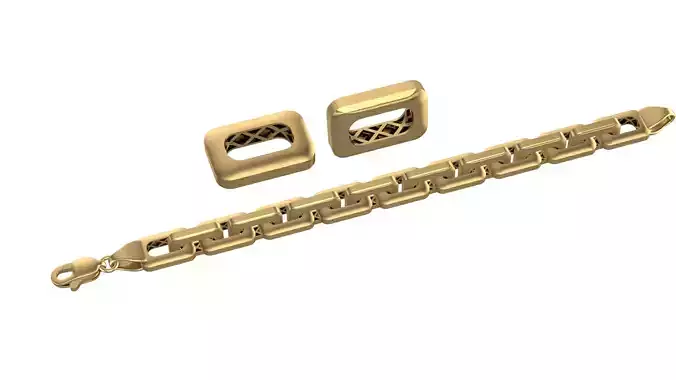Chain Bracelet 3D print model