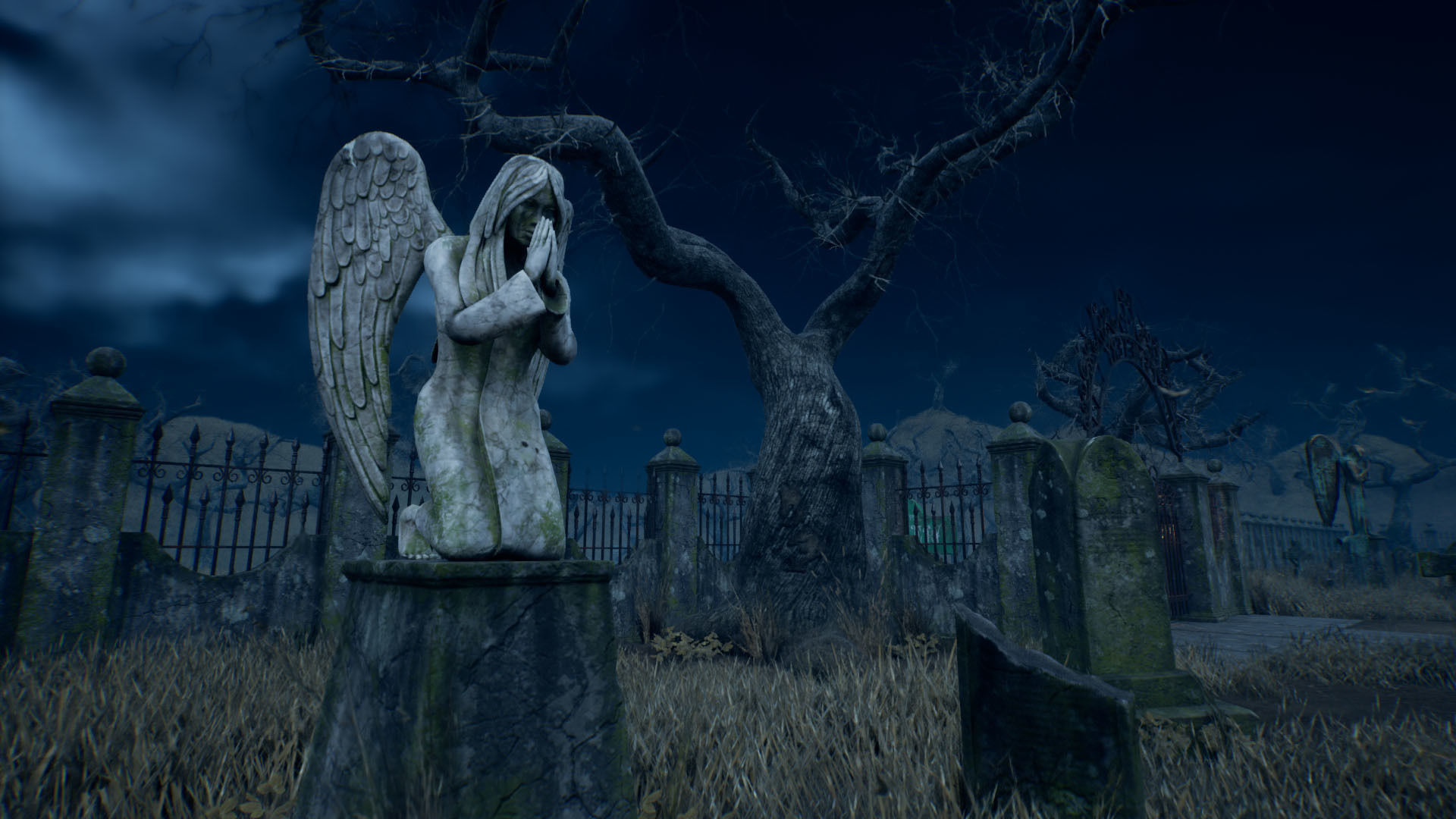 PBR Cemetery Asset Pack for Unreal Engine Low-poly 3D model_8