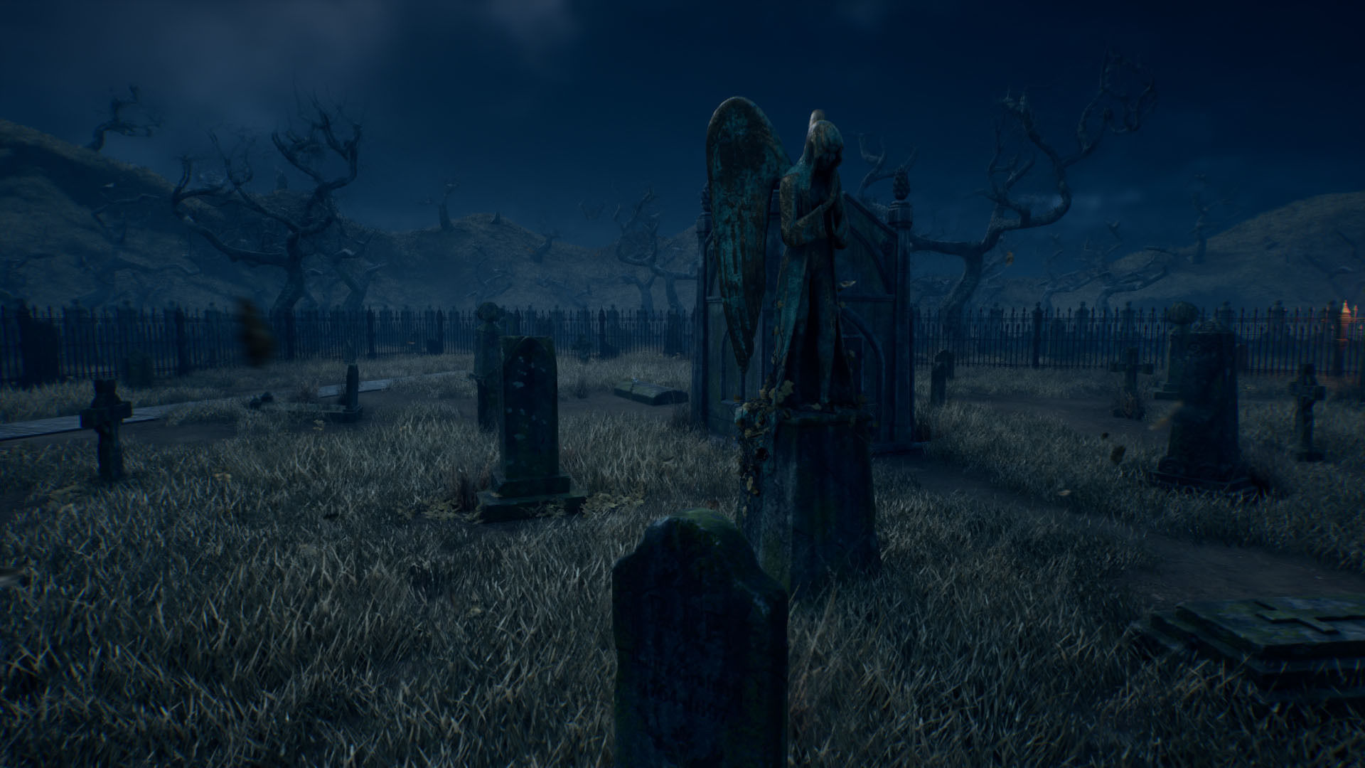 PBR Cemetery Asset Pack for Unreal Engine Low-poly 3D model_7