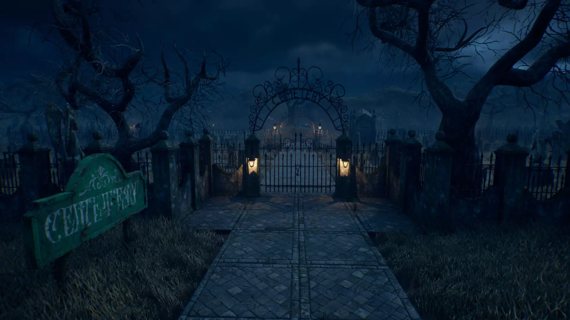 PBR Cemetery Asset Pack for Unreal Engine Low-poly 3D model_0